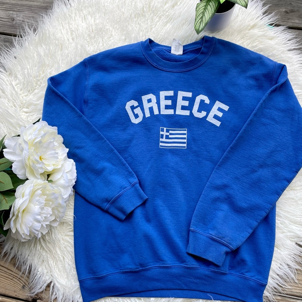 Greece Graphic Crew Neck Men’s Medium